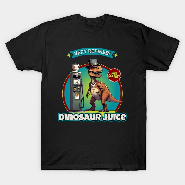 Dinosaur Juice T-Shirt by Kenny The Bartender's Tee Emporium